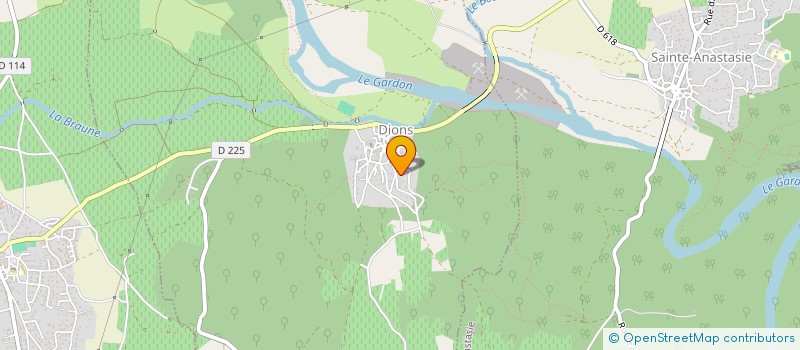 localisation de l'entreprise MADAME MICHELINE MATHIEU  DIONS