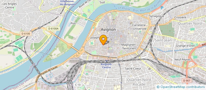 localisation de l'entreprise MADAME MICHELINE MAURETTE  AVIGNON