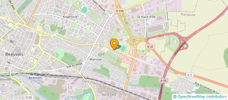 localisation de l'entreprise MADAME MICHELINE METTE  BEAUVAIS