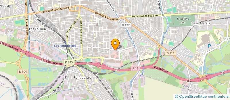 localisation de l'entreprise MADAME MICHELINE MIGNIEN  CALAIS