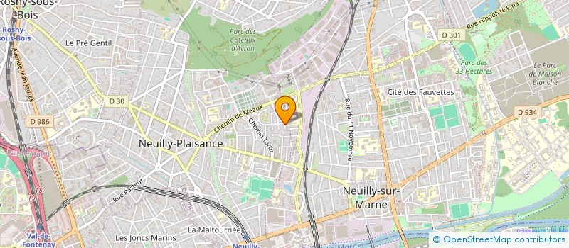 localisation de l'entreprise MADAME MICHELINE MIGNOT  NEUILLY-PLAISANCE