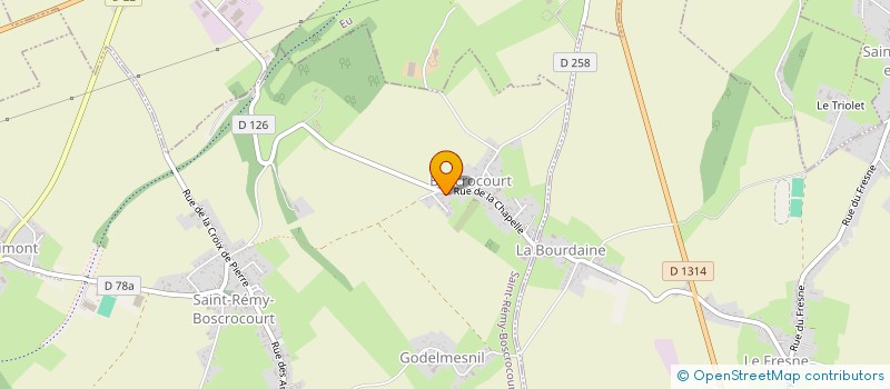 localisation de l'entreprise MADAME MICHELINE MOREL à SAINT-REMY-BOSCROCOURT