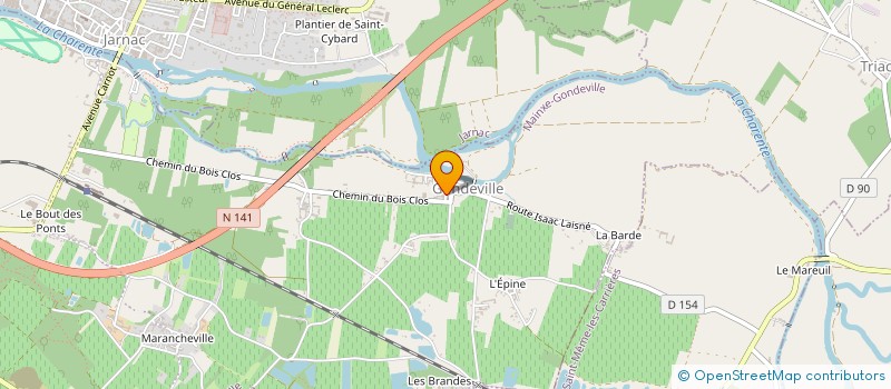 localisation de l'entreprise MADAME MICHELINE OGER à MERIGNAC