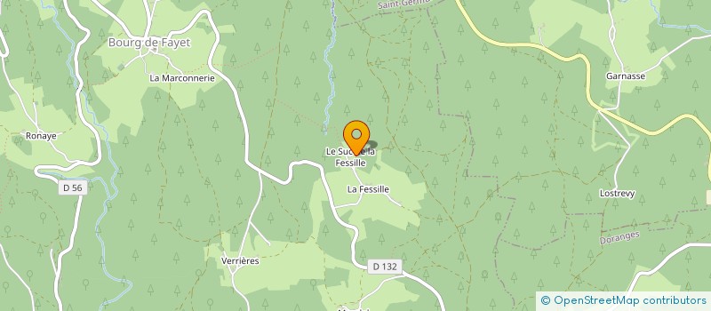 localisation de l'entreprise MADAME MICHELINE OLLEON  SAINT-GERMAIN-L HERM