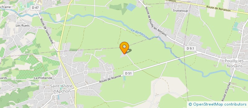 localisation de l'entreprise MADAME MICHELINE PETIOT  SAINT-HAON-LE-VIEUX