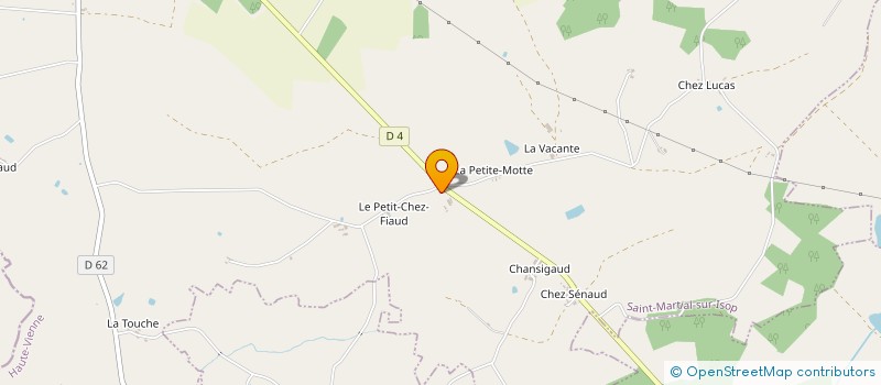 localisation de l'entreprise MADAME MICHELINE PEURAUD à SAINT-MARTIAL-SUR-ISOP