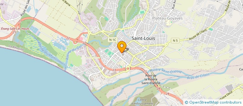 localisation de l'entreprise MADAME MICHELINE PICOT à SAINT-LOUIS