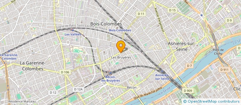 localisation de l'entreprise MADAME MICHELINE POBELLE à ASNIERES-SUR-SEINE