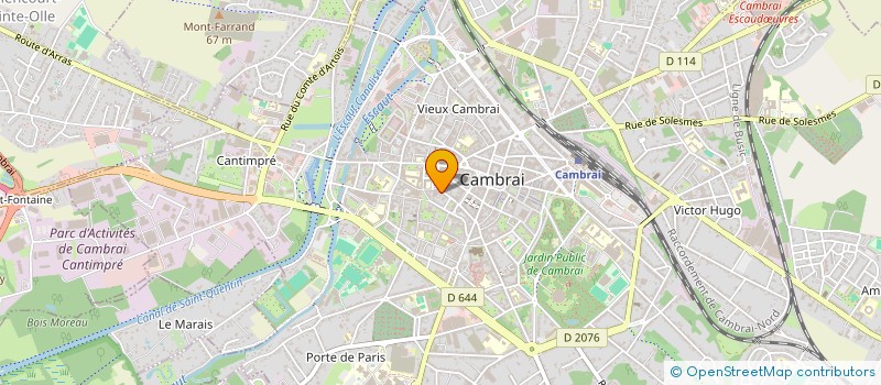 localisation de l'entreprise MADAME MICHELINE POISON  CAMBRAI