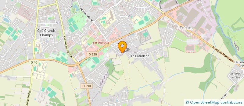 localisation de l'entreprise MADAME MICHELINE POURNIN à CHATEAUROUX