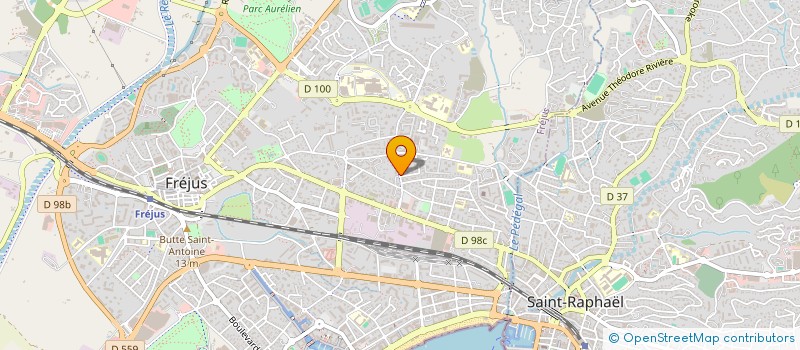 localisation de l'entreprise MADAME MICHELINE QUETIER à FREJUS