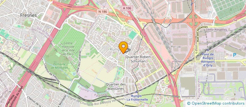 localisation de l'entreprise MADAME MICHELINE RAGUENEAU  RUNGIS