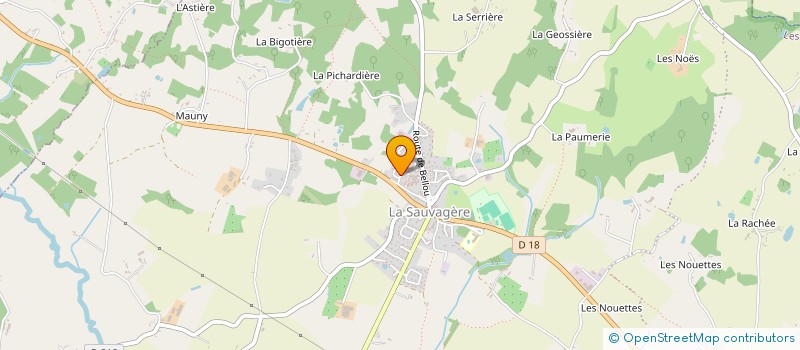 localisation de l'entreprise MADAME MICHELINE RICHAUDEAU à LES MONTS-D'ANDAINE