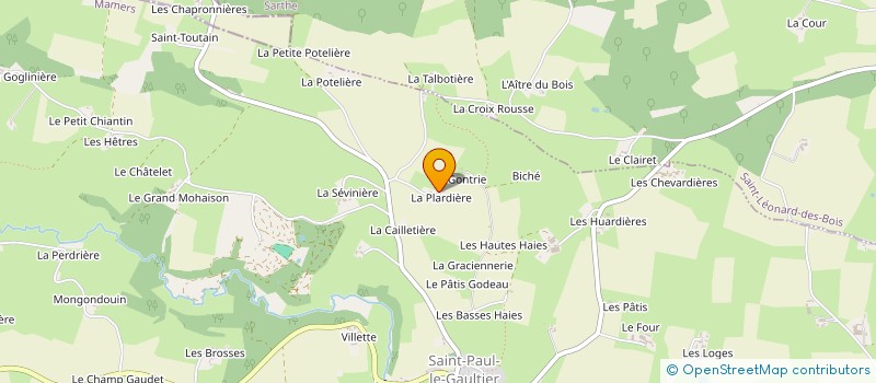 localisation de l'entreprise MADAME MICHELINE ROMME à SOUGE-LE-GANELON