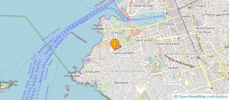localisation de l'entreprise MADAME MICHELINE RORPACH à MARSEILLE