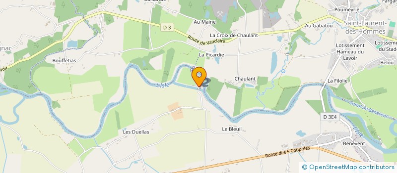 localisation de l'entreprise MADAME MICHELINE ROUSSEAU  SAINT MARTIAL D'ARTENSET