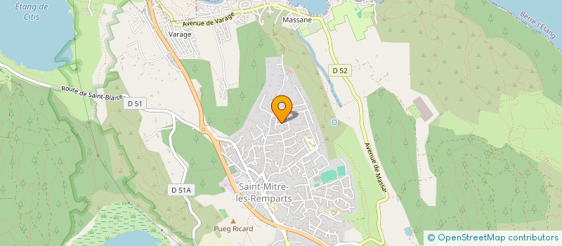 localisation de l'entreprise MADAME MICHELINE ROUSSEL à SAINT-MITRE-LES-REMPARTS