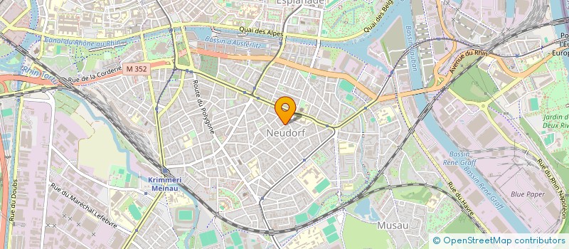 localisation de l'entreprise MADAME MICHELINE SOUFFLET à STRASBOURG