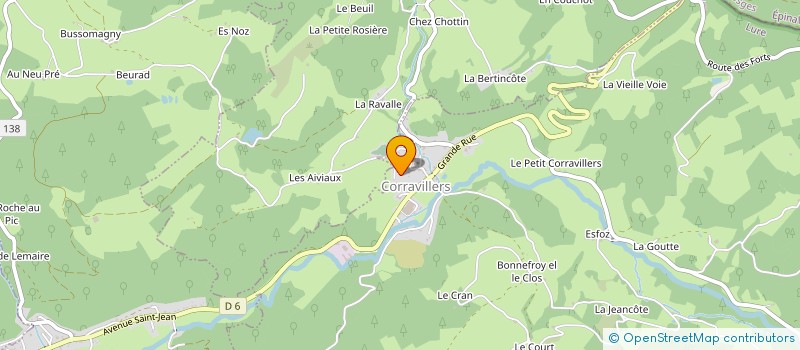 localisation de l'entreprise MADAME MICHELINE STANEK à CORRAVILLERS