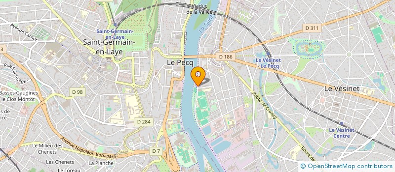 localisation de l'entreprise MADAME MICHELINE TAILLE  LE PECQ