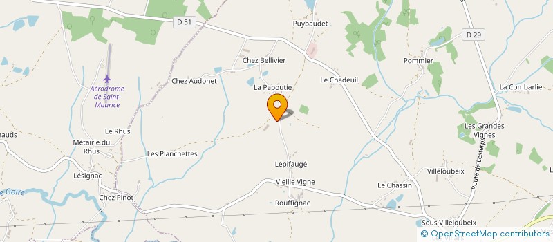 localisation de l'entreprise MADAME MICHELINE TEILLET à LESTERPS
