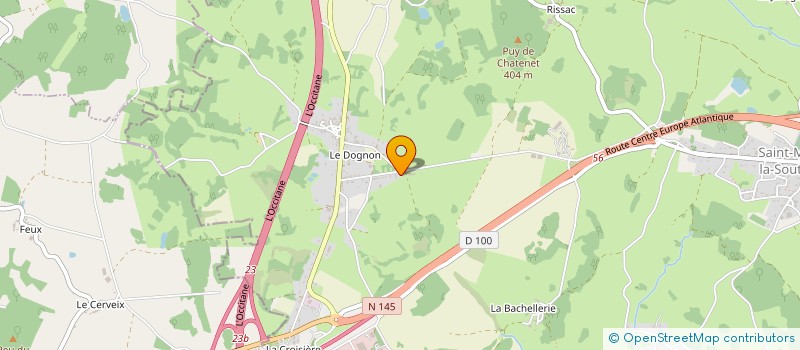 localisation de l'entreprise MADAME MICHELINE TOUCHET à SAINT-MAURICE-LA-SOUTERRAINE