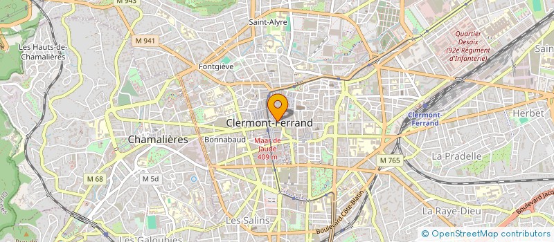 localisation de l'entreprise MADAME MICHELINE TOURNAIRE à CLERMONT-FERRAND