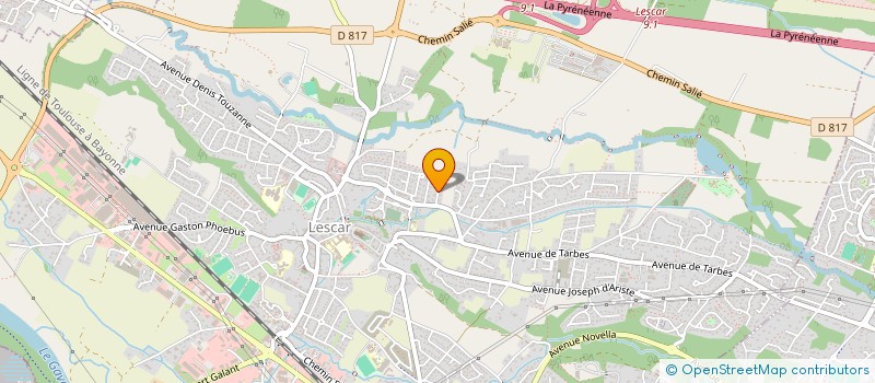 localisation de l'entreprise MADAME MICHELINE TRILLAUD  LESCAR