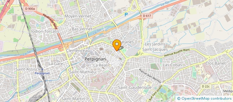 localisation de l'entreprise MADAME MICHELINE TRILLES  PERPIGNAN