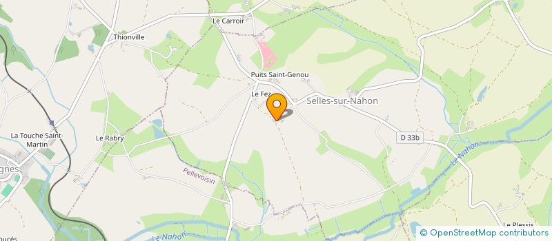 localisation de l'entreprise MADAME MICHELINE TROUVE à SELLES-SUR-NAHON
