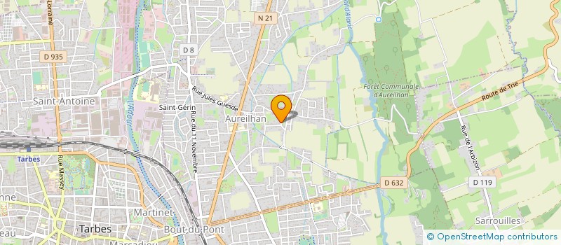 localisation de l'entreprise MADAME MICHELINE VALENZA  ORLEIX