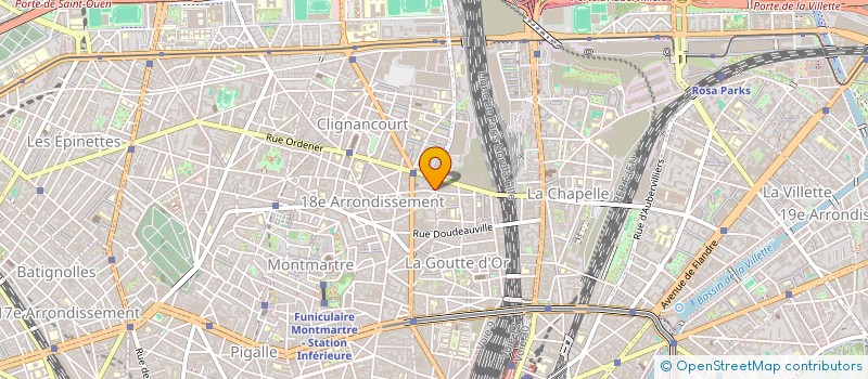 localisation de l'entreprise MADAME MICHELINE VALETTE à PARIS