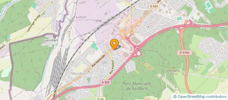 localisation de l'entreprise MADAME MICHELINE VANARIA  MORSBACH