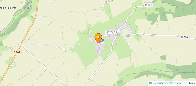 localisation de l'entreprise MADAME MICHELINE VERIN  DARGIES