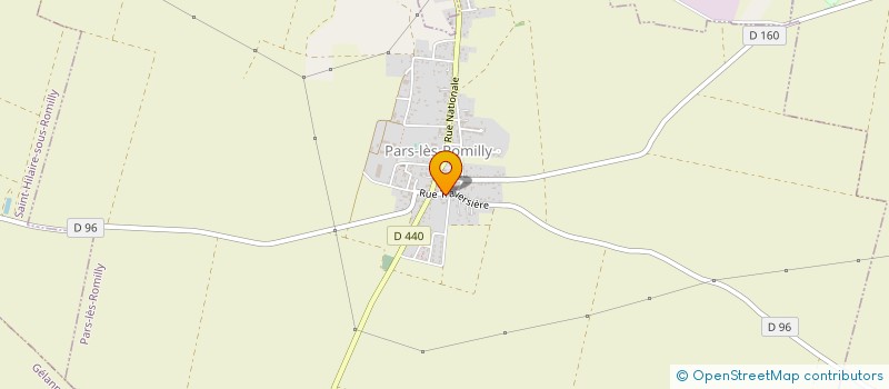 localisation de l'entreprise MADAME MICHELINE VILDINA  PARS-LES-ROMILLY