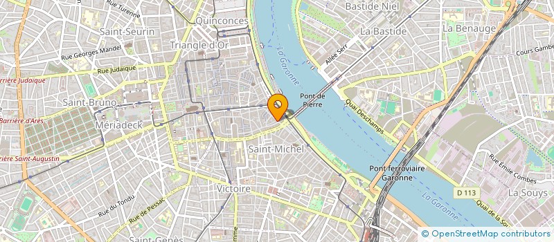 localisation de l'entreprise MADAME MICHELINE WELADJI WESSIKONG  BORDEAUX