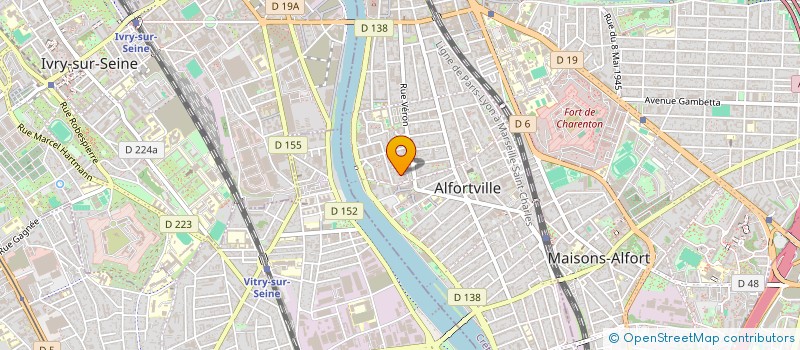 localisation de l'entreprise MADAME MICHELL RESTREPO MARTINEZ à ALFORTVILLE