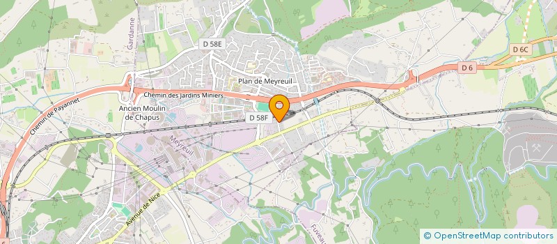 localisation de l'entreprise MADAME MICHELLE AGUERO  MEYREUIL