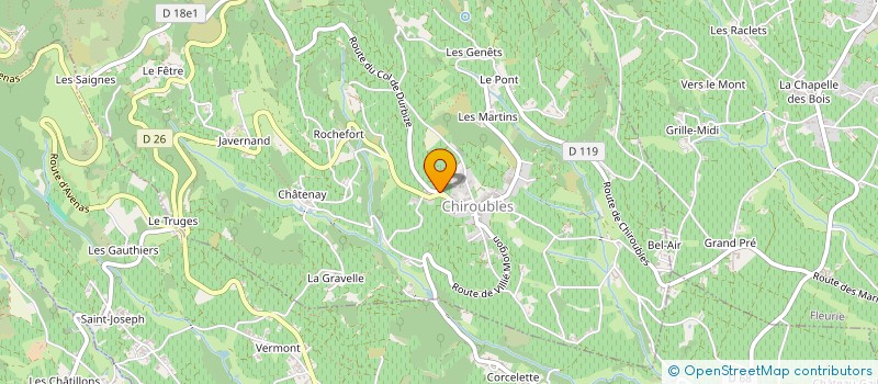 localisation de l'entreprise MADAME MICHELLE ALLARD  CHIROUBLES