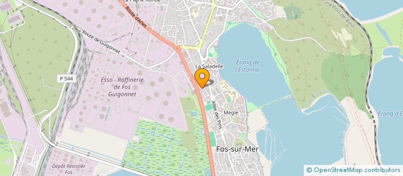 localisation de l'entreprise MADAME MICHELLE ALMONACIL  FOS-SUR-MER