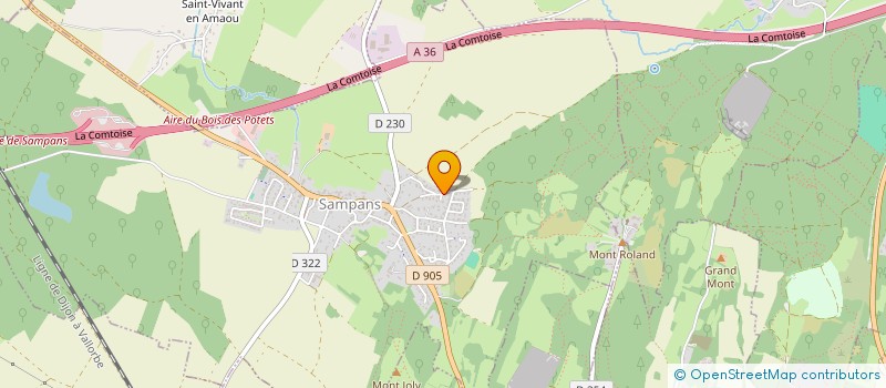 localisation de l'entreprise MADAME MICHELLE ANDONI  SAMPANS