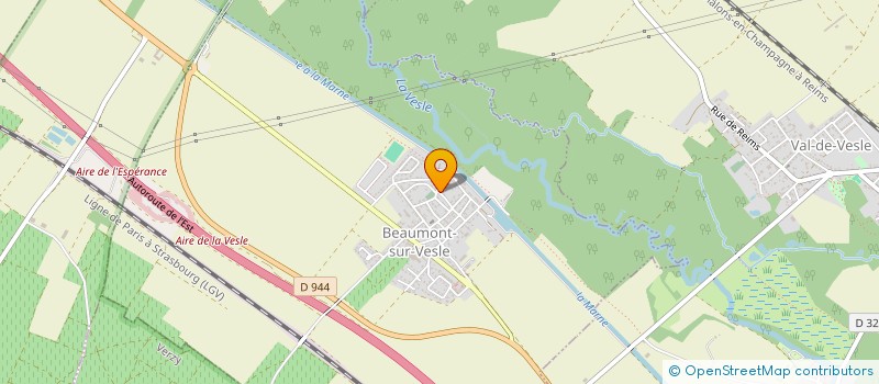 localisation de l'entreprise MADAME MICHELLE ANTOINE  BEAUMONT-SUR-VESLE