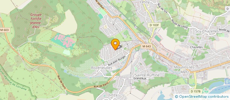 localisation de l'entreprise MADAME MICHELLE ARLETTE FRA KIEFER  ROZERIEULLES