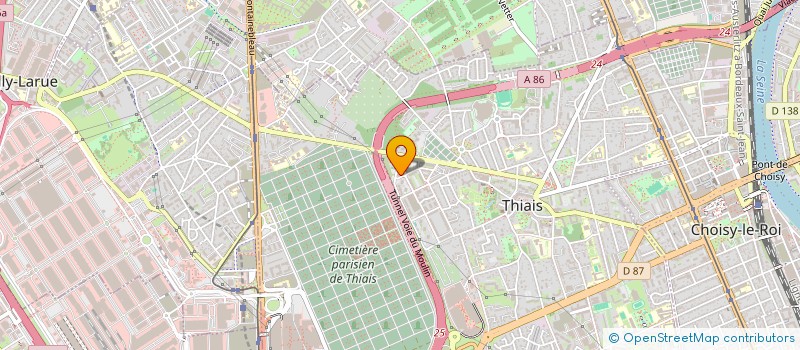 localisation de l'entreprise MADAME MICHELLE AZELART  THIAIS