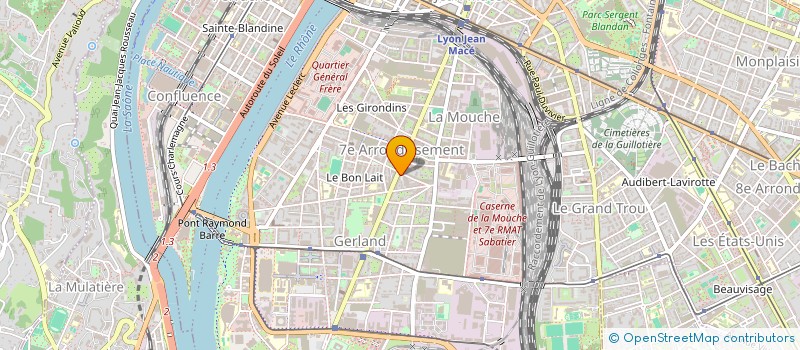 localisation de l'entreprise MADAME MICHELLE AZOULAY  LYON