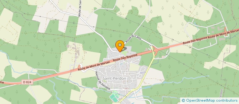 localisation de l'entreprise MADAME MICHELLE BAILLET  SAINT-PERDON