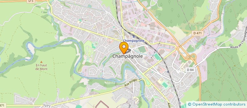 localisation de l'entreprise MADAME MICHELLE BAILLY-SALINS  CHAMPAGNOLE