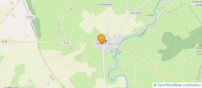 localisation de l'entreprise MADAME MICHELLE BARBIER  ASSE-LE-BERENGER