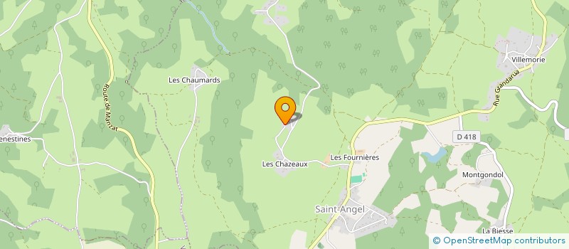 localisation de l'entreprise MADAME MICHELLE BARBOIRON  SAINT-ANGEL