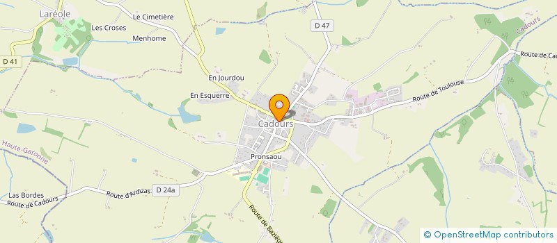localisation de l'entreprise MADAME MICHELLE BARRIERE à CADOURS